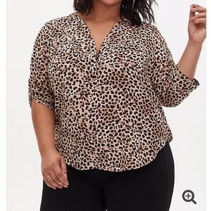 Torrid Leopard Blouse